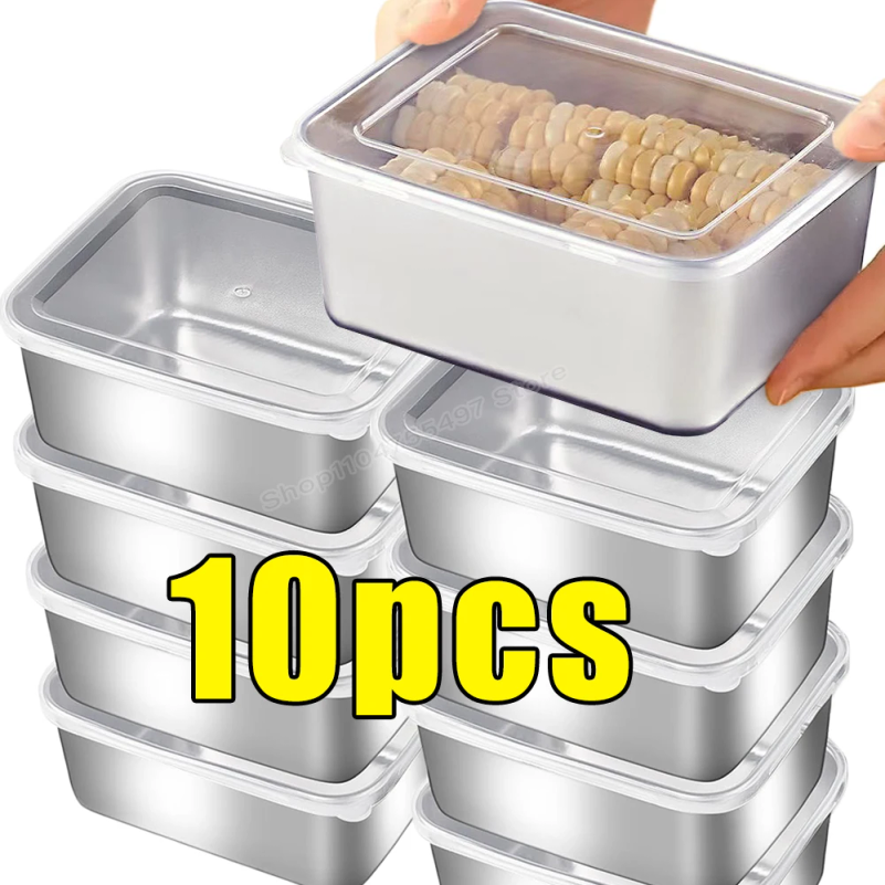 Food Storage Boxes With Lids - Stainless Steel Food Storage Container with