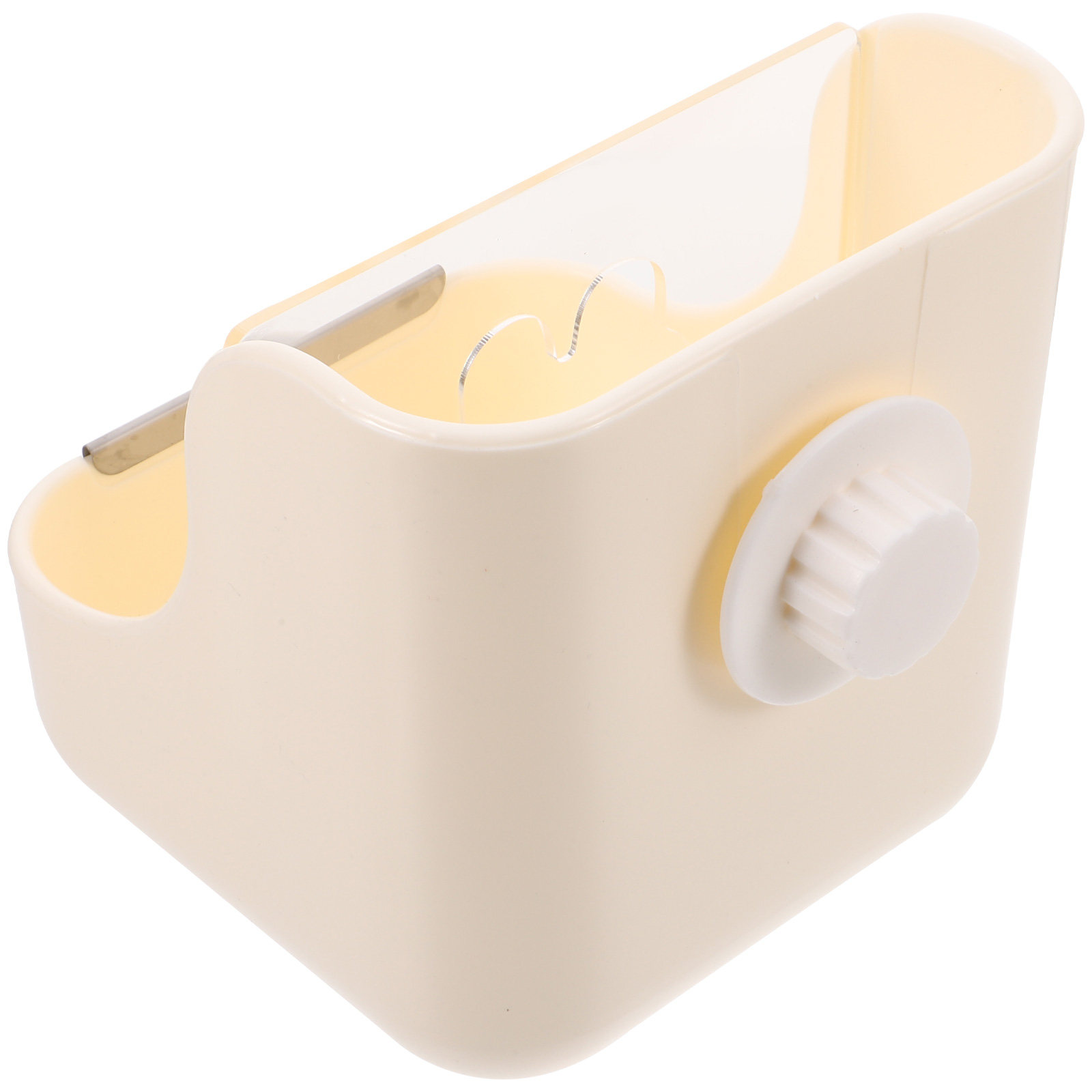 Food Storage Dispenser - 2-in-1 Rabbit Feeder Hay Rack Plastic