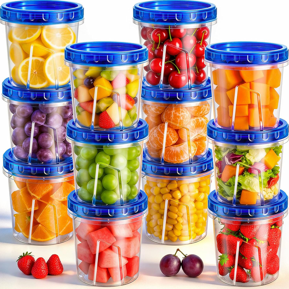 Food Storage Meals - Freezer Storage Containers Airtight Plastic Food