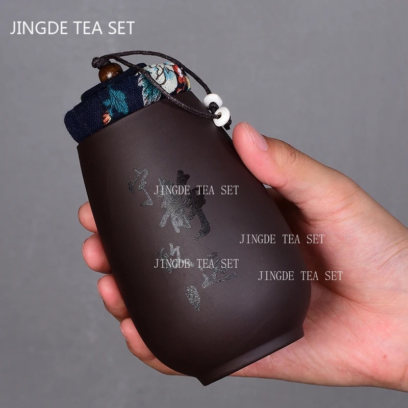 Food Storage Jar Set - Chinese Purple Sand Small Tea Jar