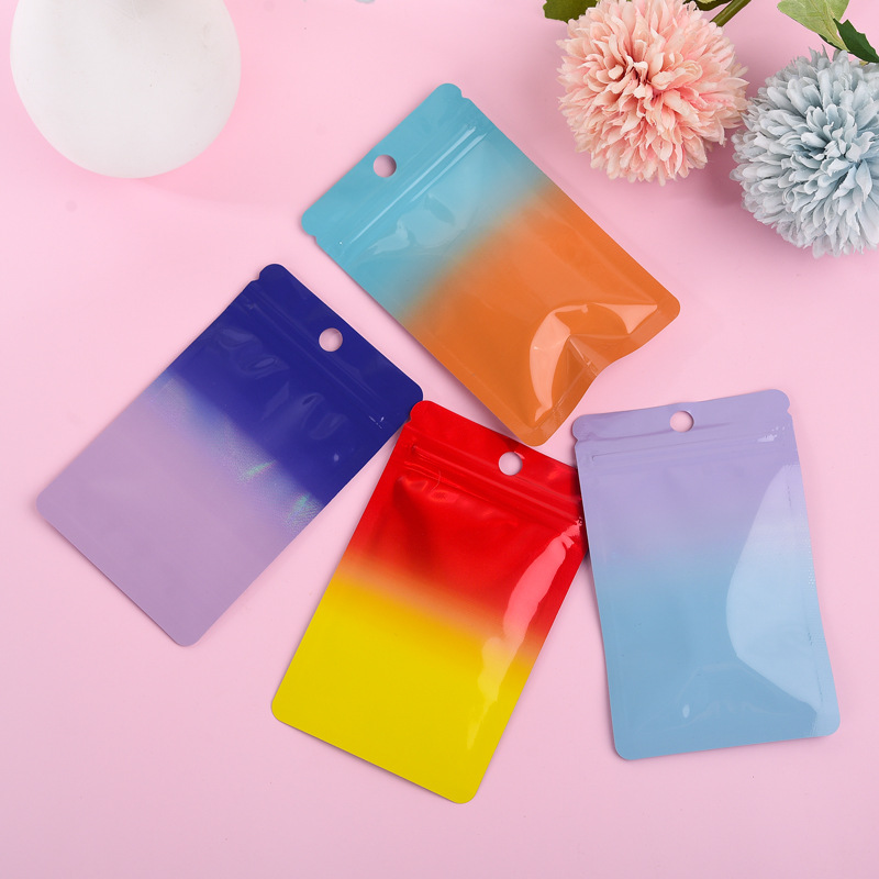 1000Pcs Laser Color Gradient Z - Food Storage Bags Zip Lock Pouch のレビューと価格