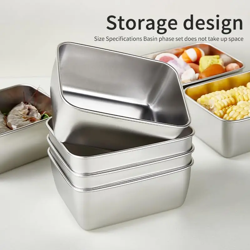 Stainless Steel Food Storage C - Food Storage Boxes With Lids のレビューと価格