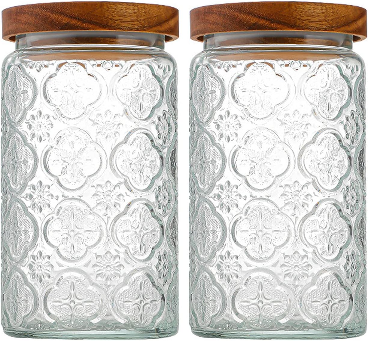 35oz/1000ml Glass Storage Jars - Food Storage Airtight のレビューと価格