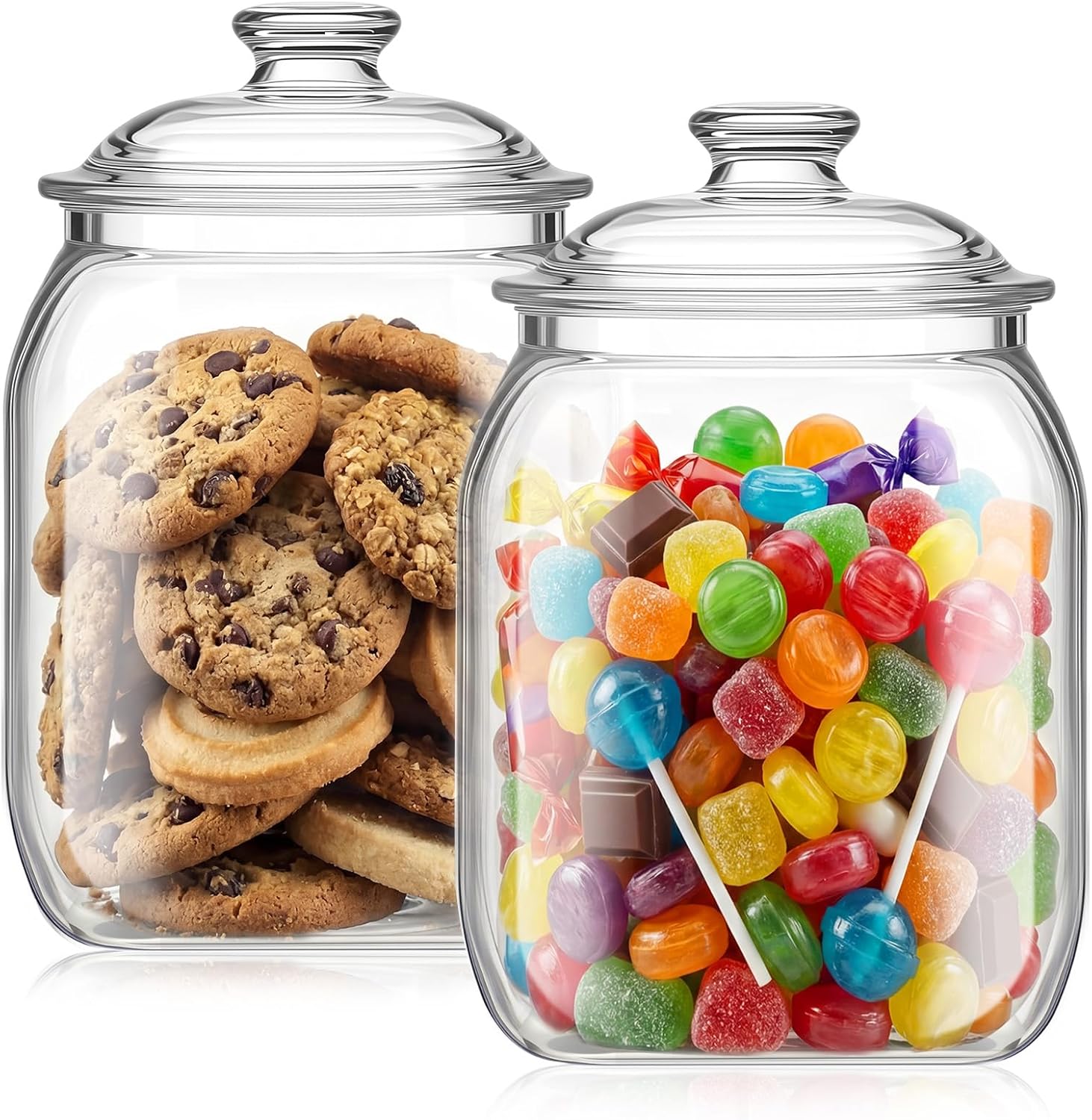 2 Pack Acrylic Cookie Candy Ja - Food Storage Airtight のレビューと価格