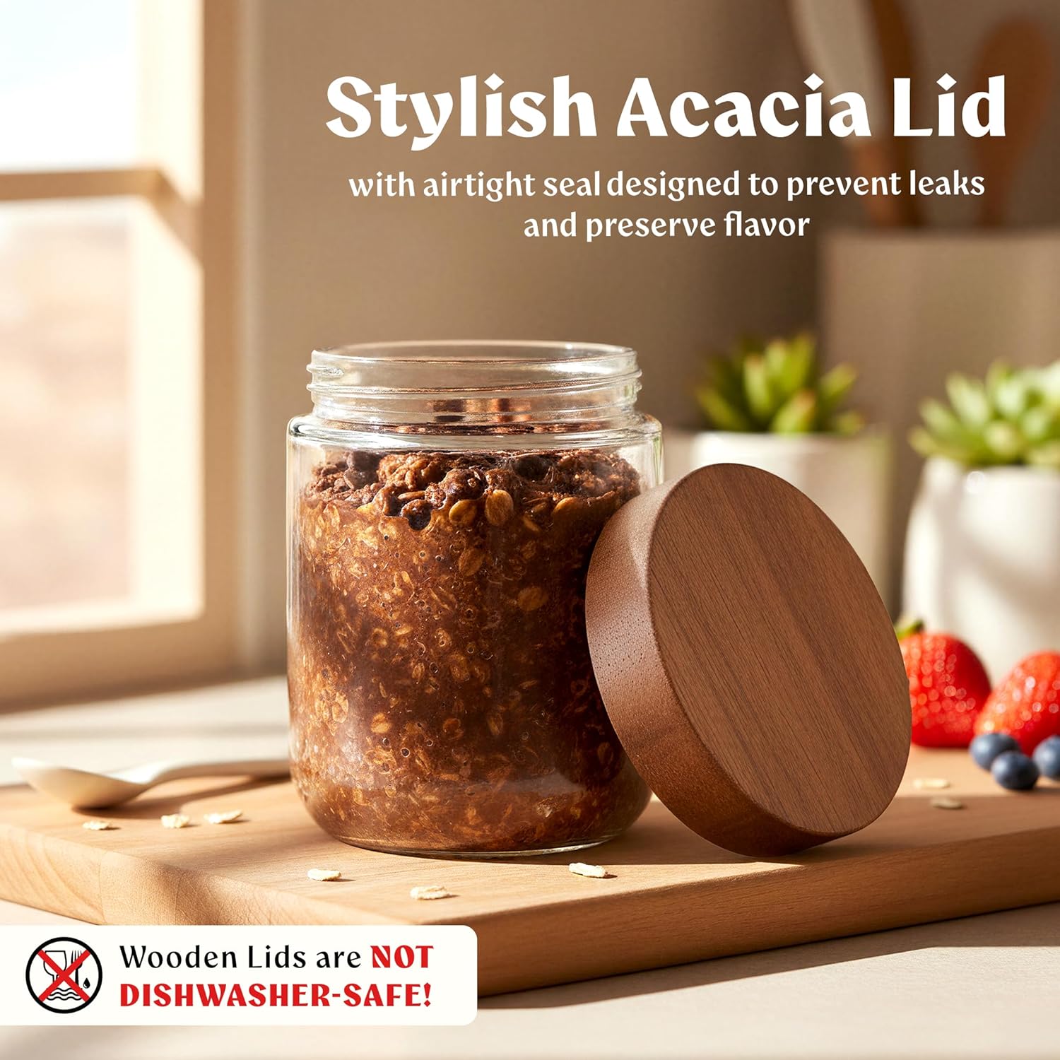 Overnight Oats Containers with - Glass Meal Prep Container のレビューと価格
