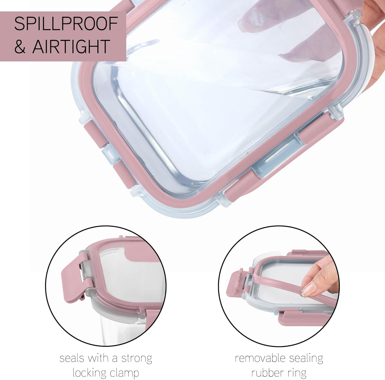 32-Pc Borosilicate Glass Food  - Glass Meal Prep Container のレビューと価格