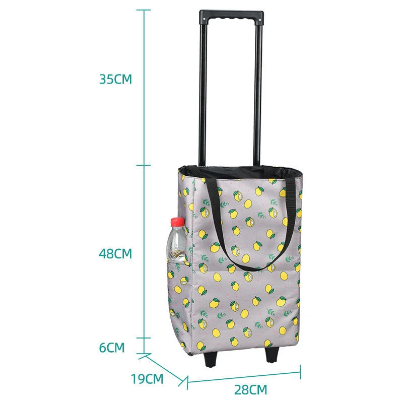 Folding Shopping Bag Women's B - Food Storage On Wheels のレビューと価格