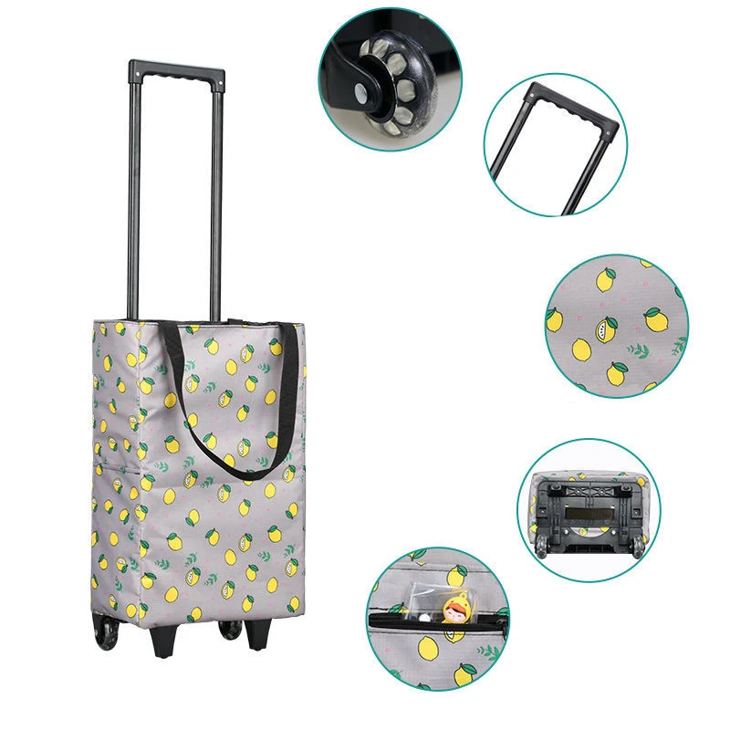 Folding Shopping Bag Women's B - Food Storage On Wheels のレビューと価格