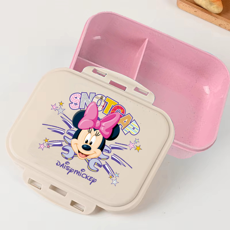 Minnie Mouse Pink Disney Carto - Food Storage Lunch Box のレビューと価格