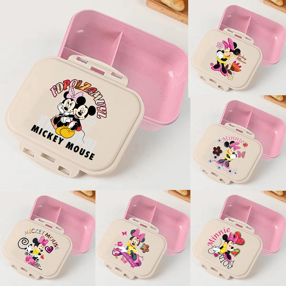 Minnie Mouse Pink Disney Carto - Food Storage Lunch Box のレビューと価格