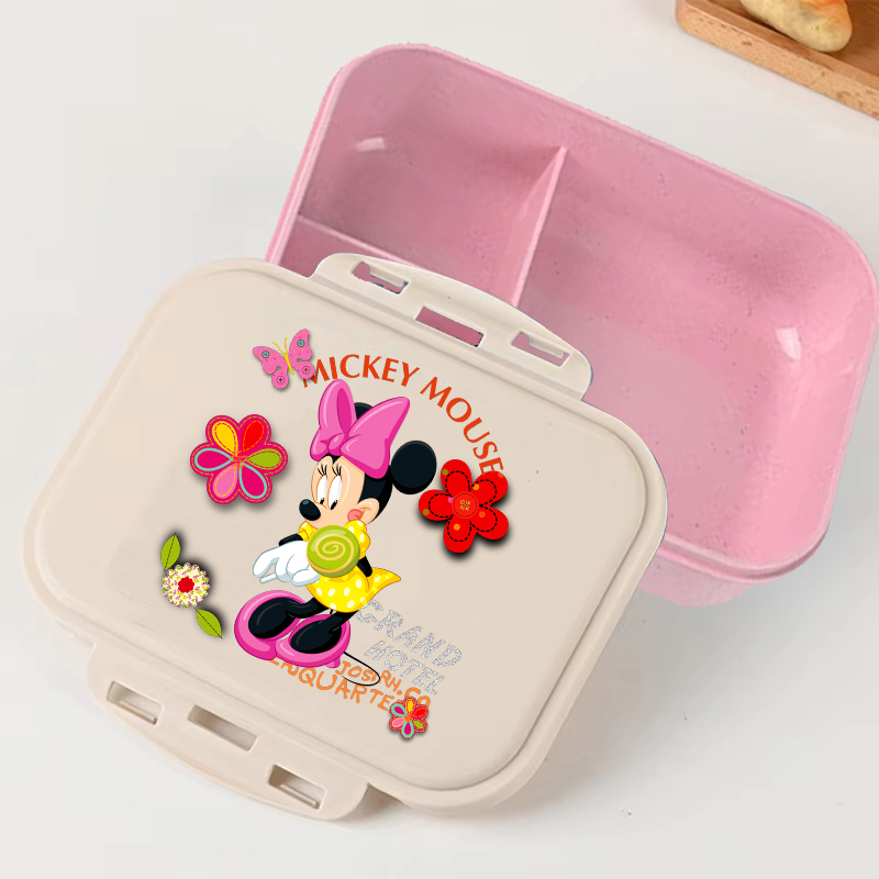 Minnie Mouse Pink Disney Carto - Food Storage Lunch Box のレビューと価格