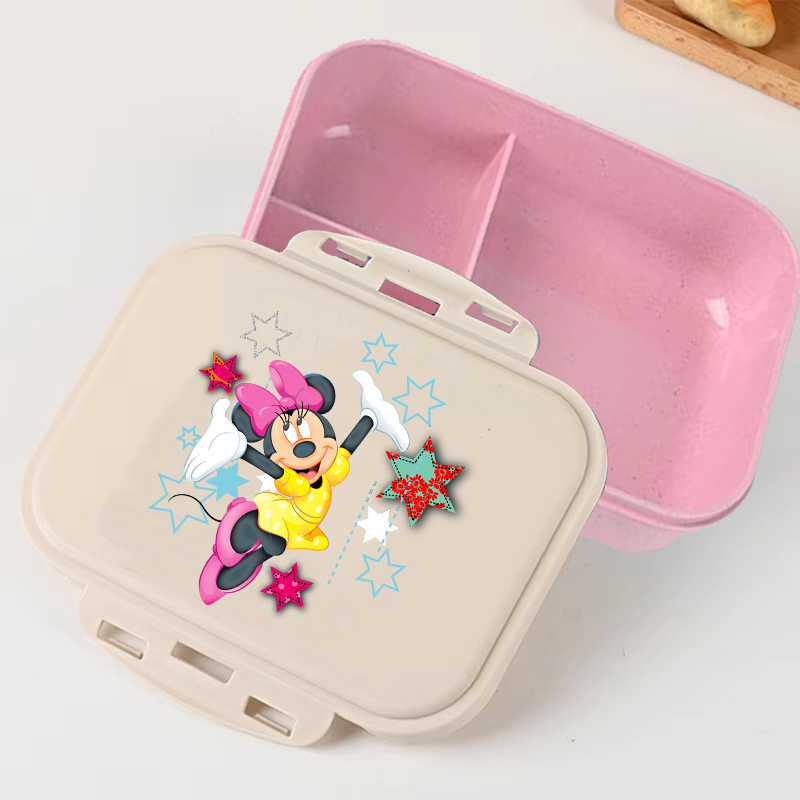 Minnie Mouse Pink Disney Carto - Food Storage Lunch Box のレビューと価格