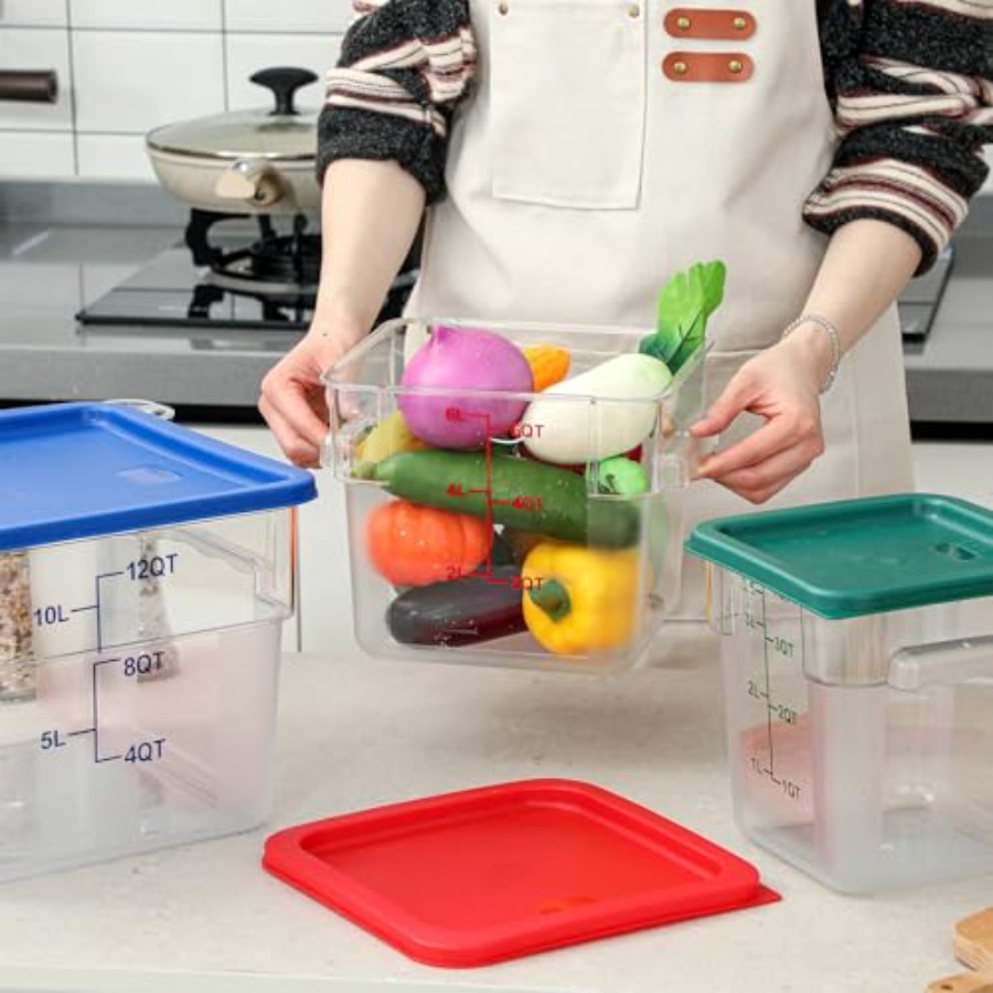 8 Set Square Food Storage Cont - Food Storage 12 Qt のレビューと価格