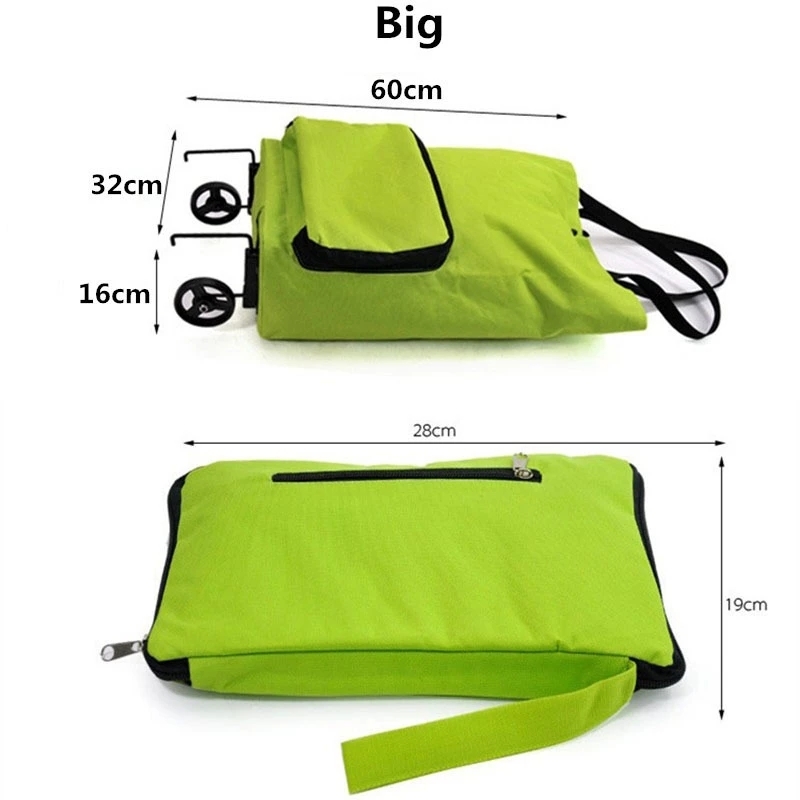 New Folding Shopping Bag On Wh - Food Storage On Wheels のレビューと価格