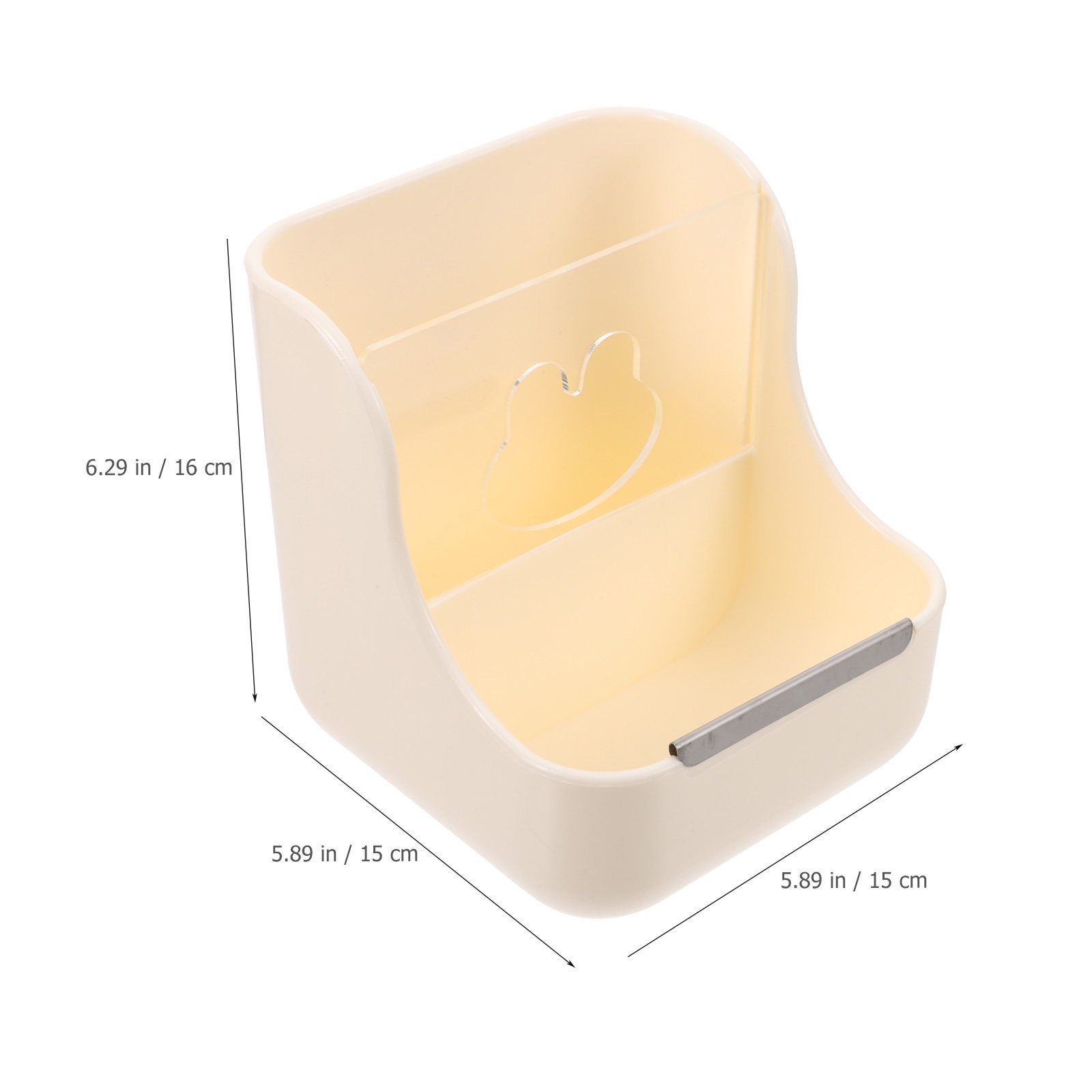 2-in-1 Rabbit Feeder Hay Rack  - Food Storage Dispenser のレビューと価格