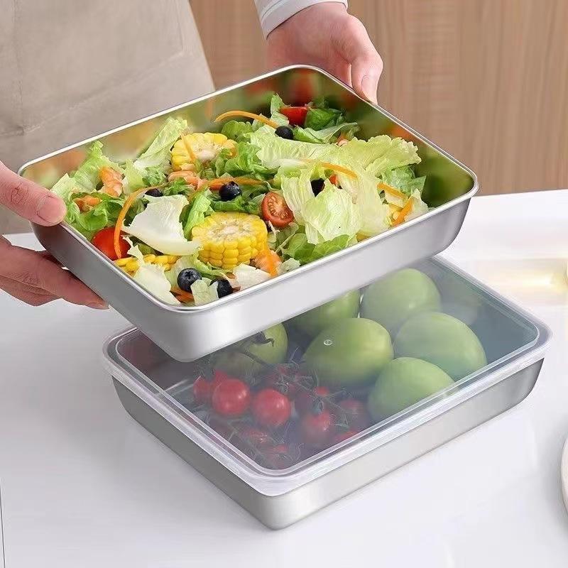 1/2/3/5PCS 304 Stainless Steel - Food Storage Refrigerator のレビューと価格