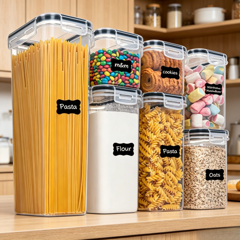 7Pcs Kitchen Food Storage Cont - Food Storage Box Plastic のレビューと価格