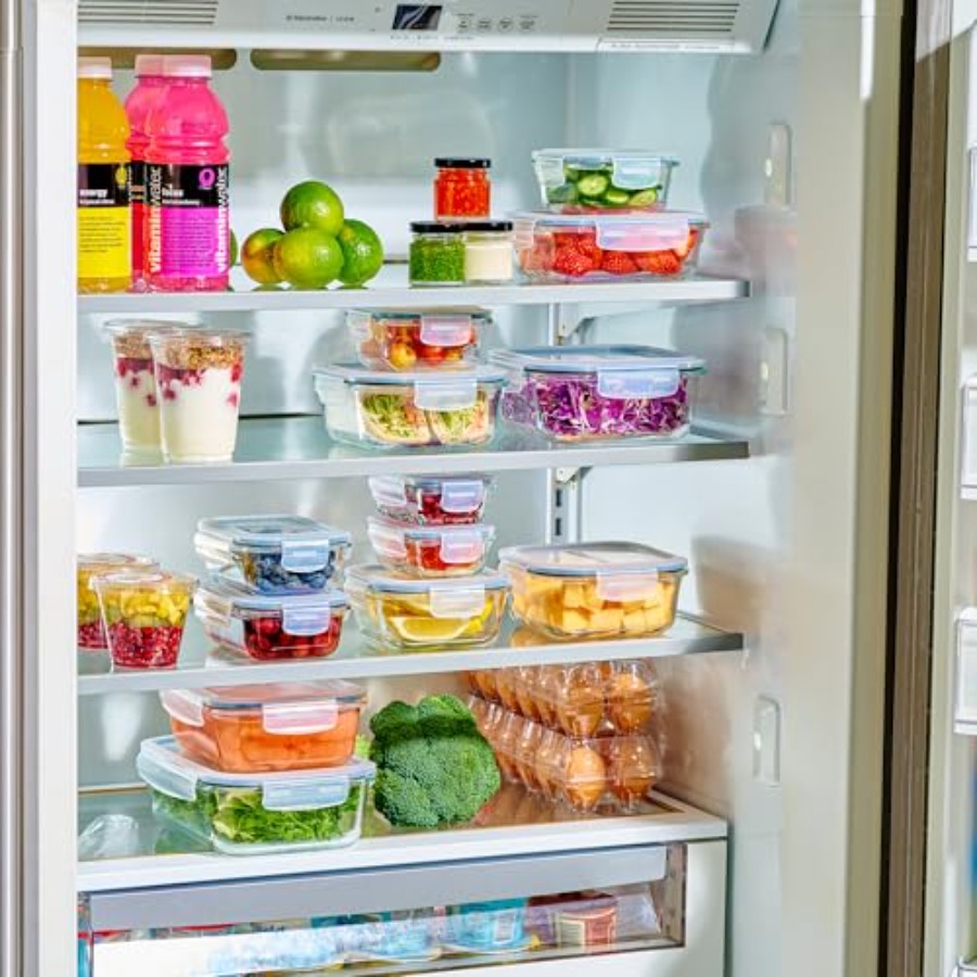 40pc Set Glass Food Storage Co - Food Storage Lunch Box のレビューと価格