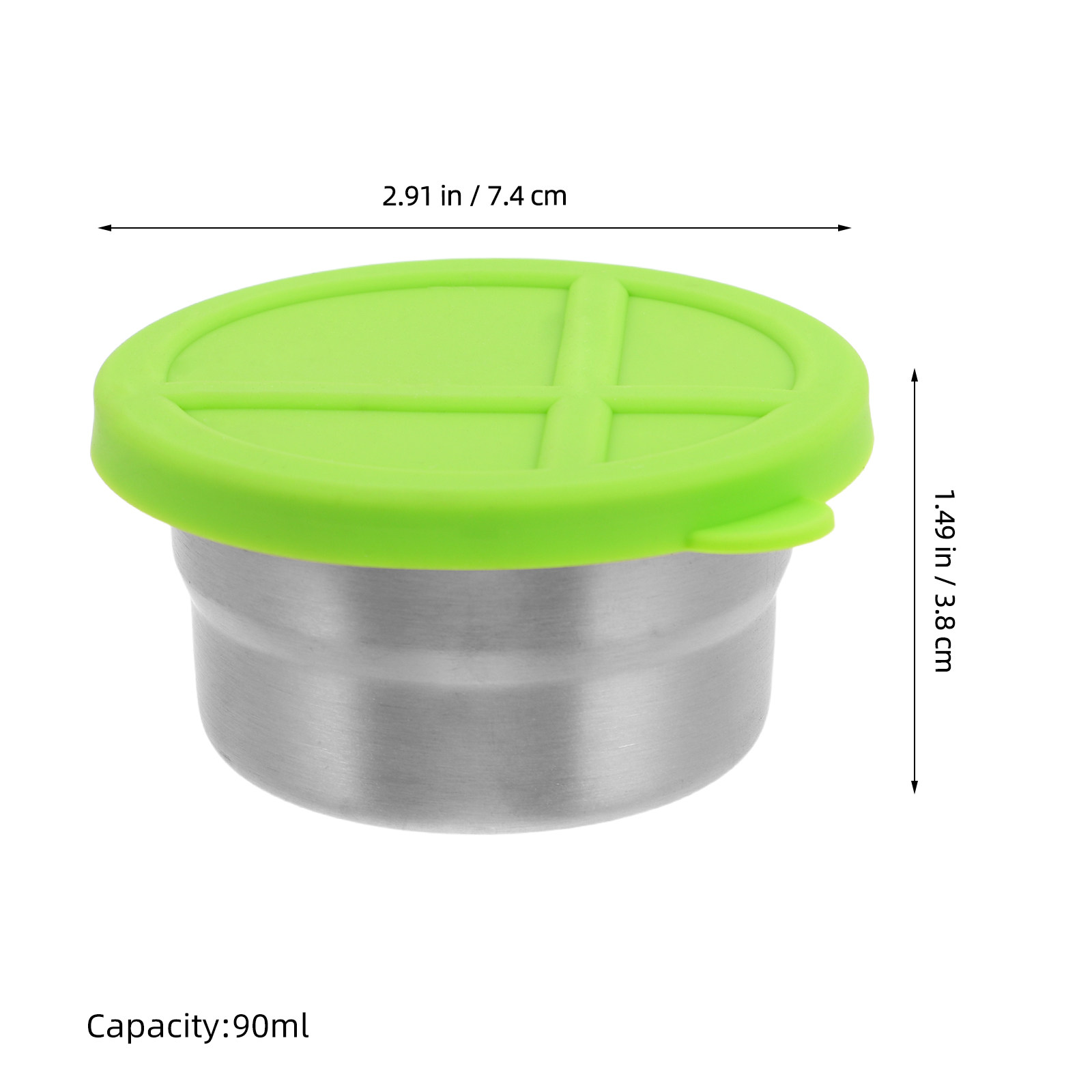 90Ml Stainless Steel Food Cont - Food Storage Boxes With Lids のレビューと価格