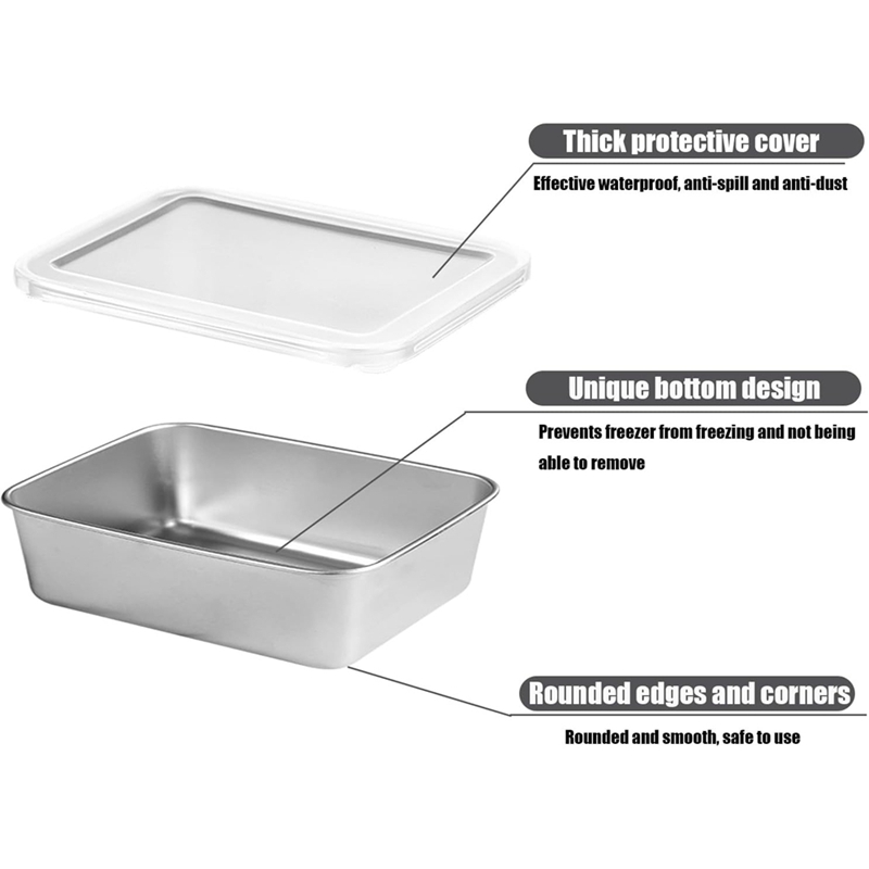 Stainless Steel Containers for - Food Storage Boxes With Lids のレビューと価格