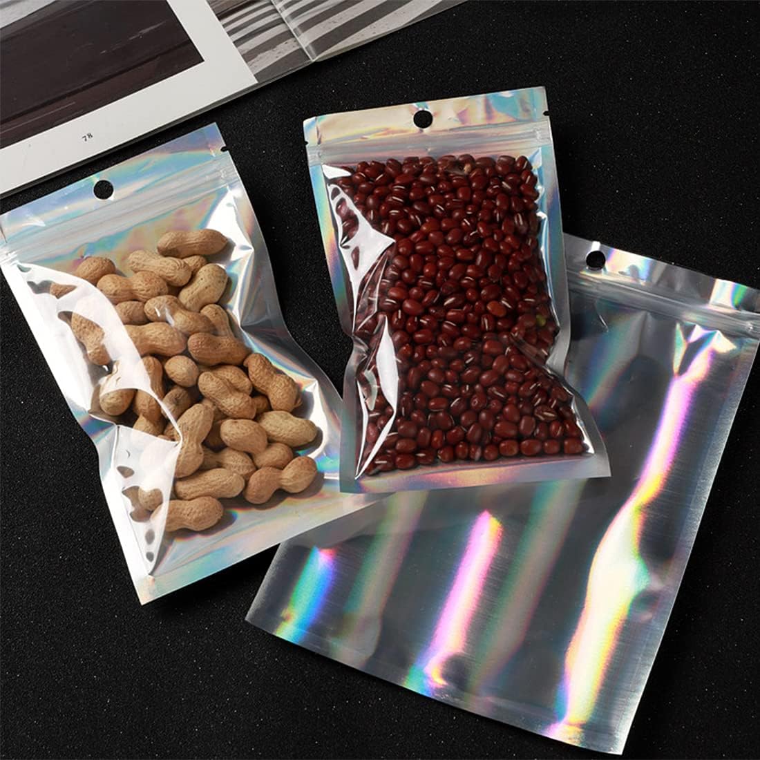 50/10PCS Laser Sealing Bags Pl - Food Storage Bags Zip Lock Pouch のレビューと価格