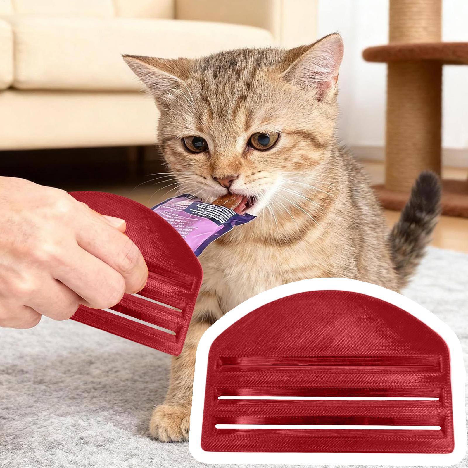 Portable Cat Food Pouch Squeez - Food Storage Dispenser のレビューと価格