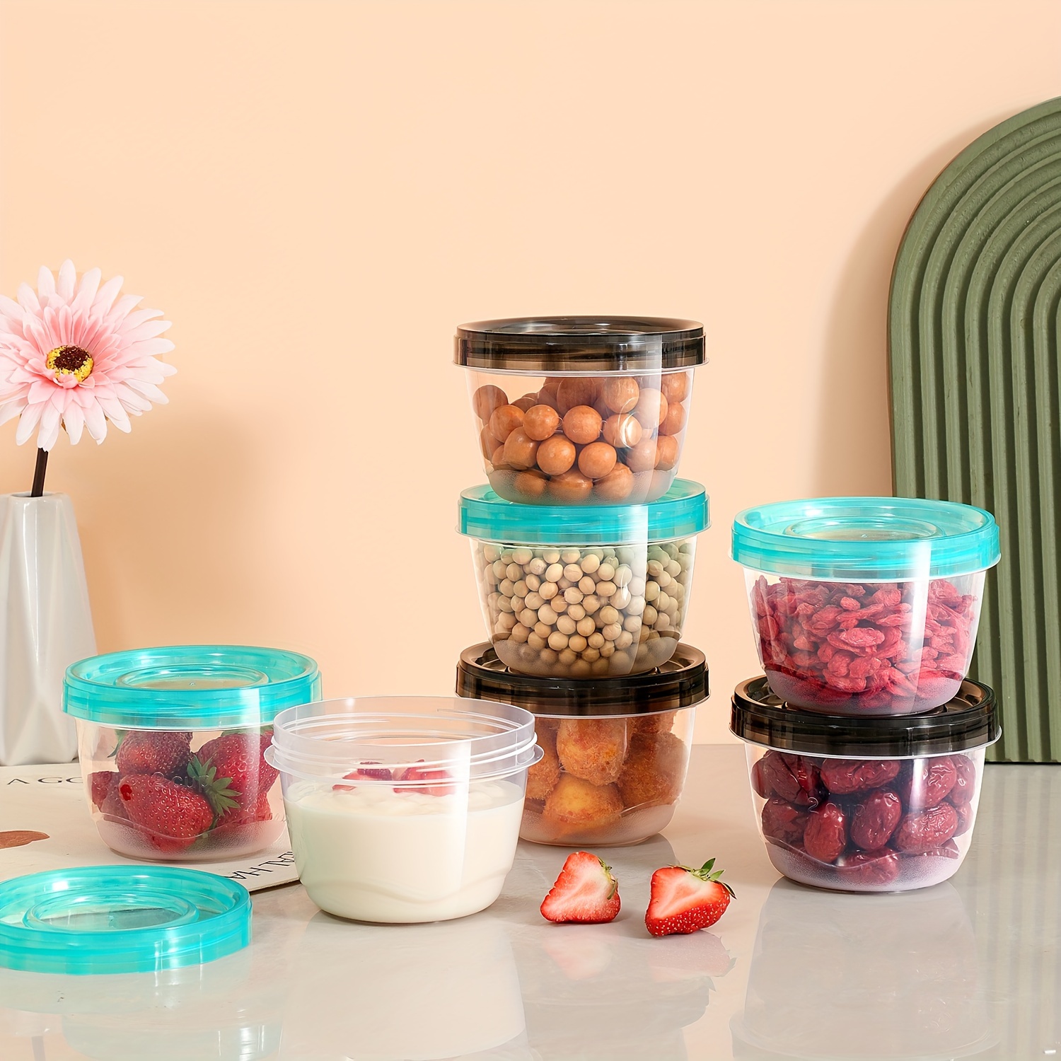 2 Transparent Sealed Food Stor - Food Storage Box Plastic のレビューと価格