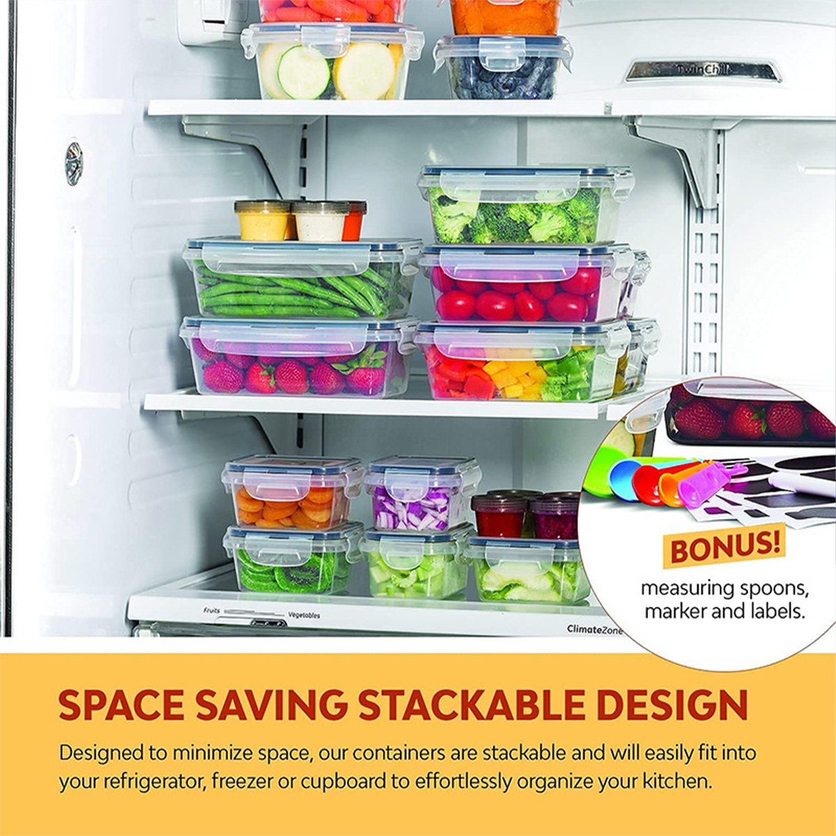 24Pcs/set Food Storage Box Set - Food Storage Box Plastic のレビューと価格