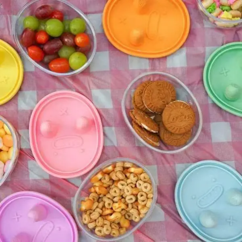 Hands-free snack box, no crumb - Food Storage Silicone のレビューと価格