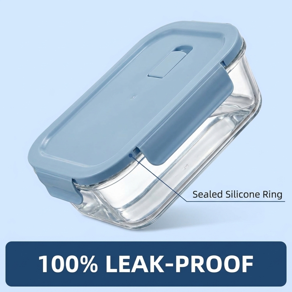 Sky Blue Glass Food Storage Co - Food Storage Silicone のレビューと価格