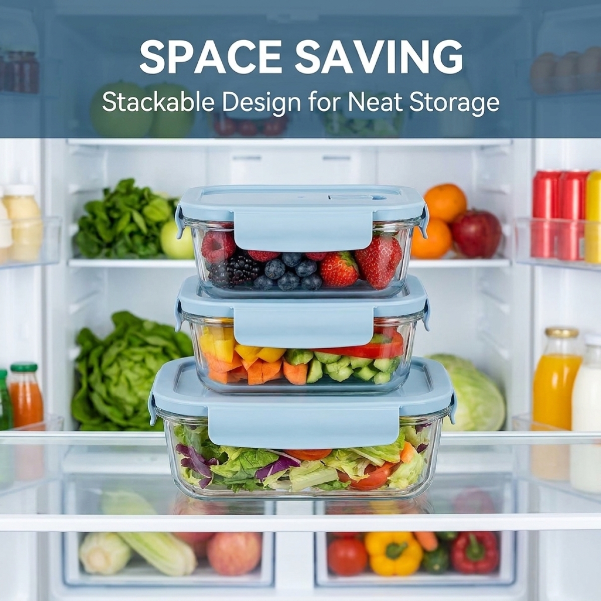 Sky Blue Glass Food Storage Co - Food Storage Silicone のレビューと価格