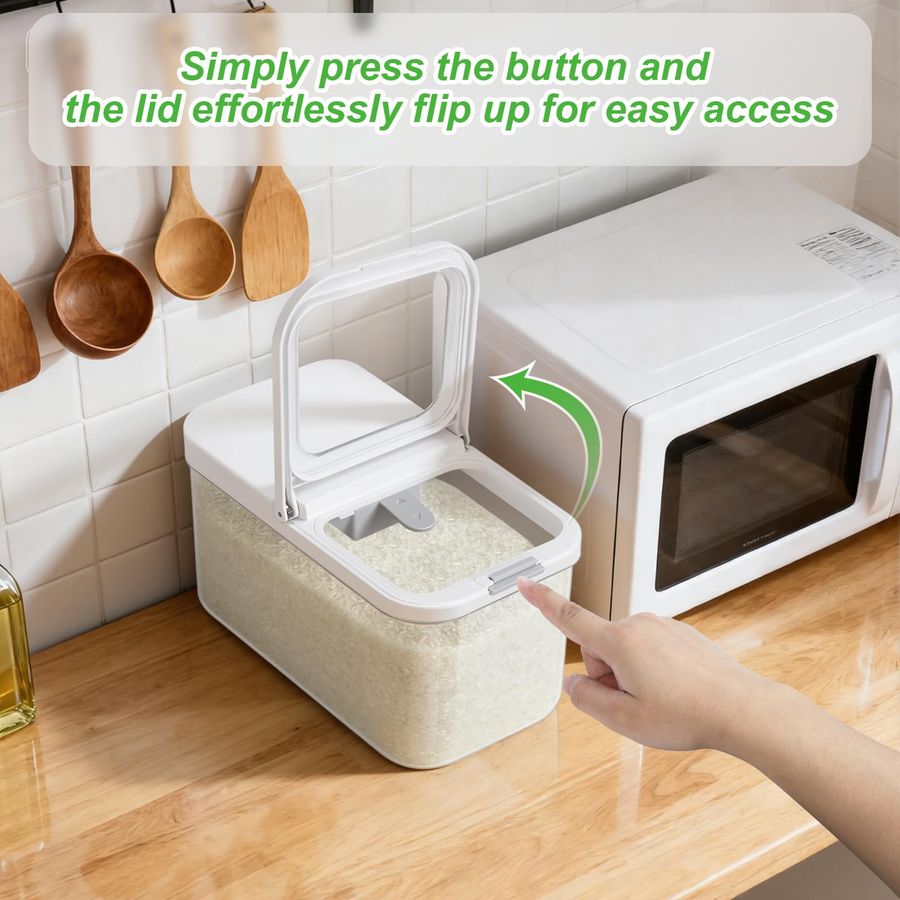 Flour Storage Container 6.5 Qt - Food Storage 12 Qt のレビューと価格