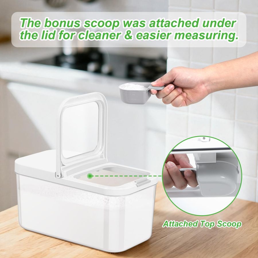 Flour Storage Container 6.5 Qt - Food Storage 12 Qt のレビューと価格
