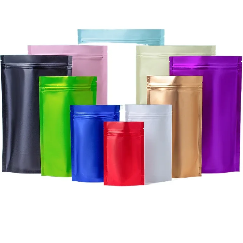 100pcs Custom Matt Finished Se - Food Storage Bags Zip Lock Pouch のレビューと価格