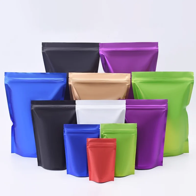 100pcs Custom Matt Finished Se - Food Storage Bags Zip Lock Pouch のレビューと価格