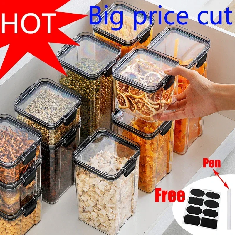 460-1800ml Sets Stackable Kitc - Food Storage Jar Set のレビューと価格