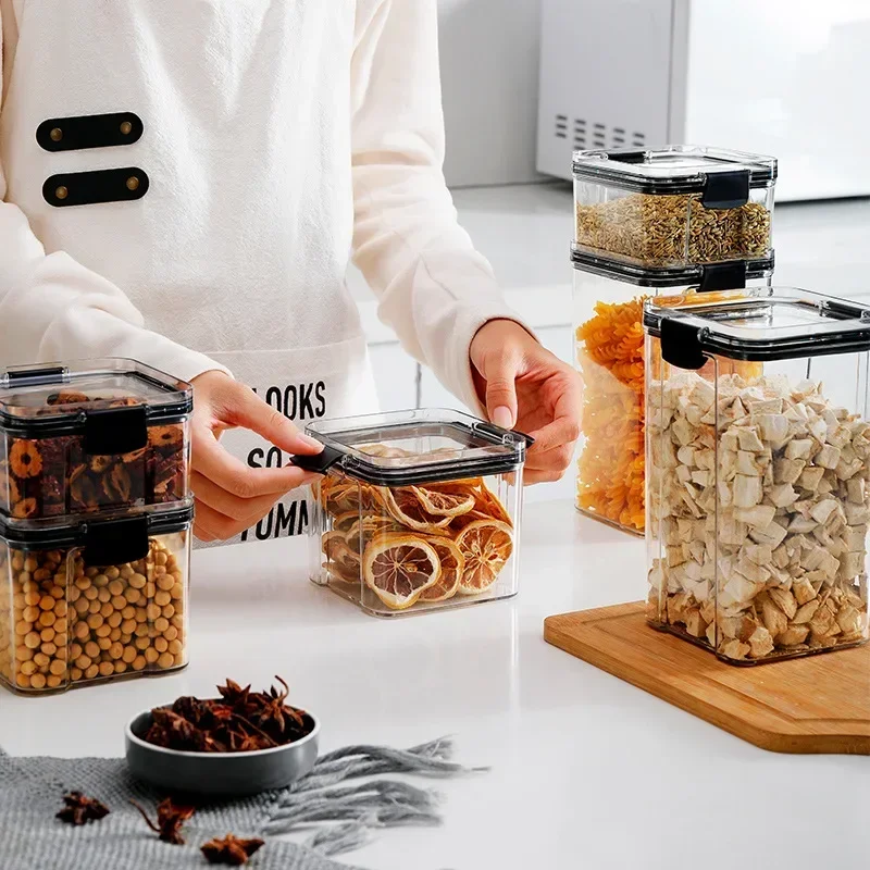 460-1800ml Sets Stackable Kitc - Food Storage Jar Set のレビューと価格