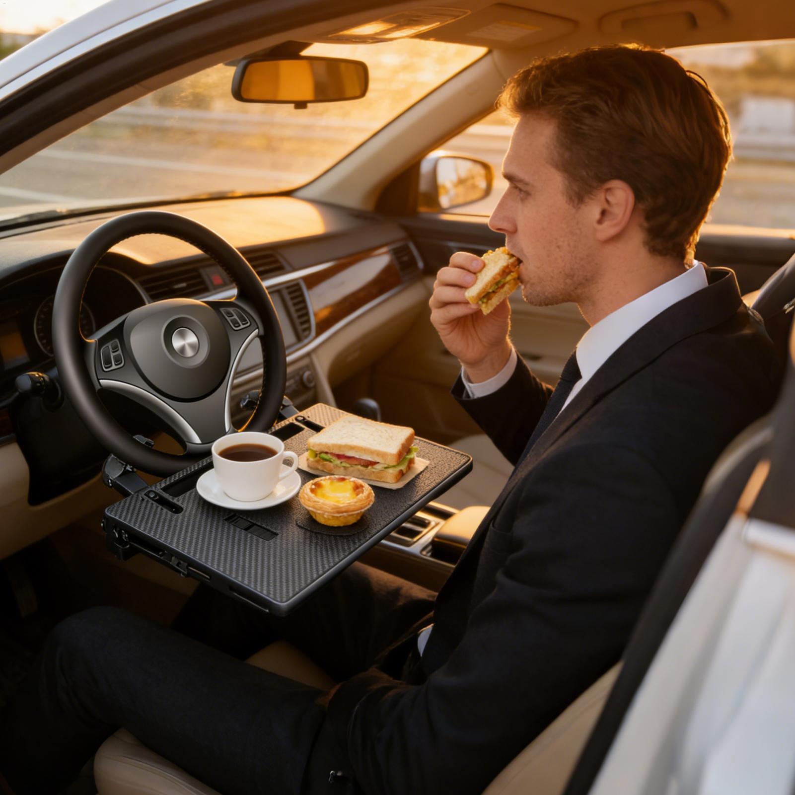 Steering Wheel Tray Table Mult - Food Storage On Wheels のレビューと価格