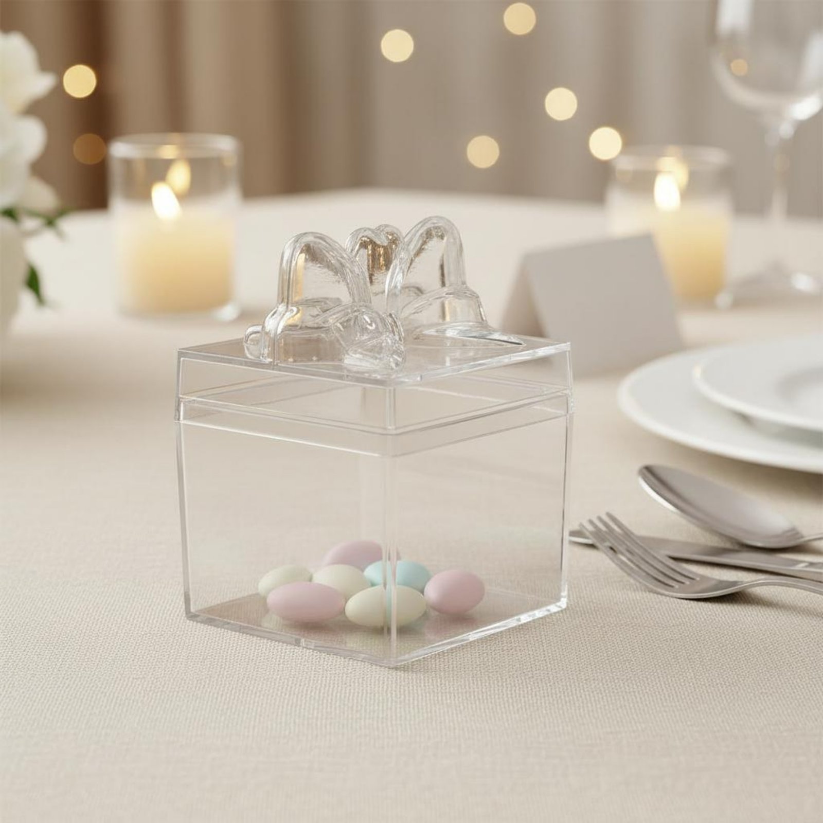 Clear Plastic Candy Box with R - Food Storage Box Plastic のレビューと価格