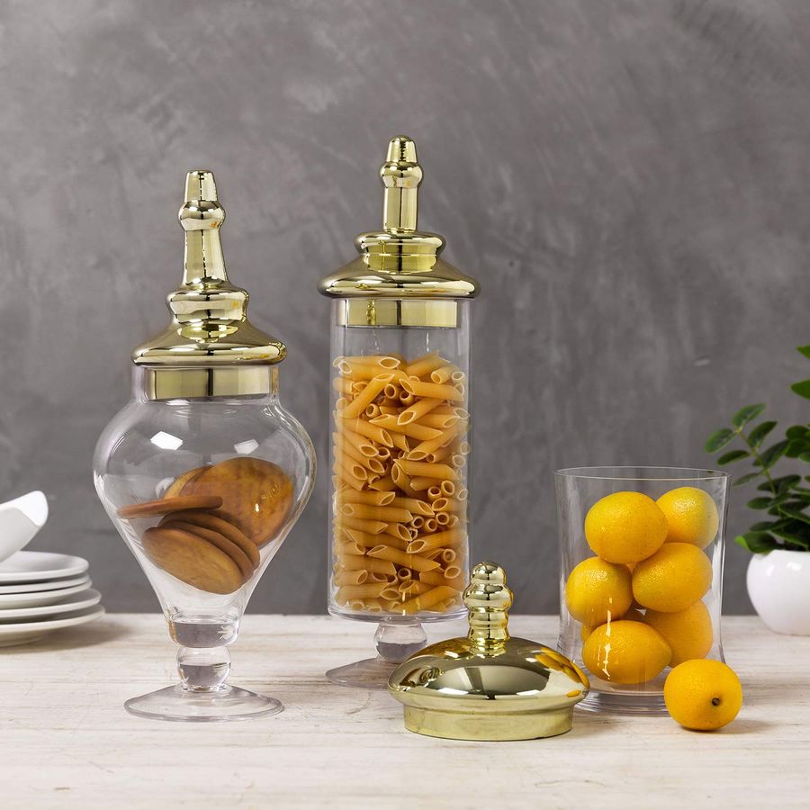 3 Piece Set Antique Clear Glas - Food Storage Glass Set のレビューと価格