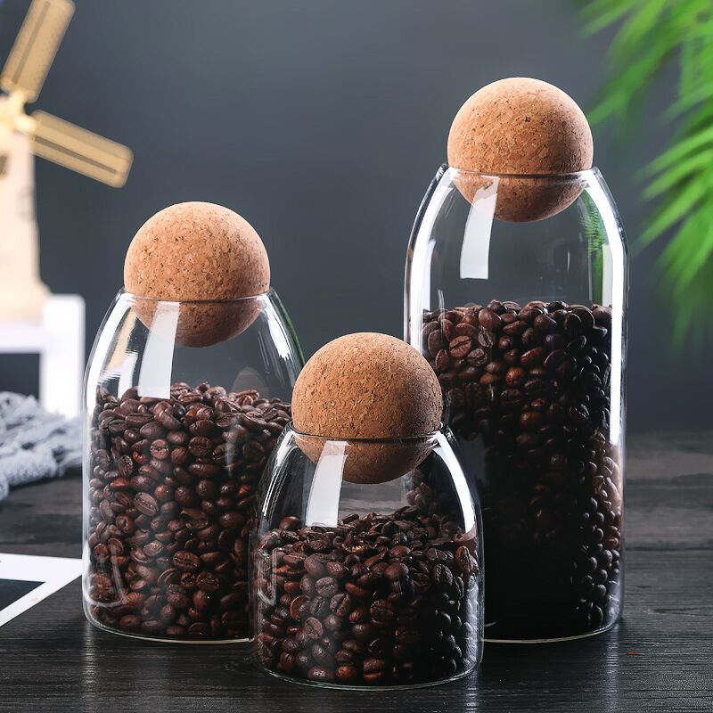 Clear Practical Wood Cork Glas - Food Storage Practices のレビューと価格