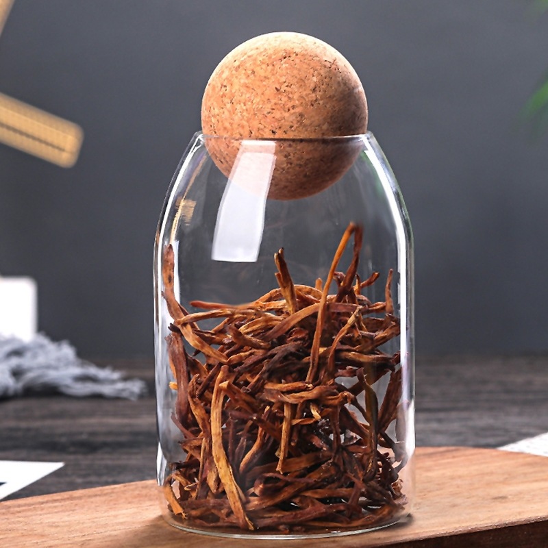 Clear Practical Wood Cork Glas - Food Storage Practices のレビューと価格
