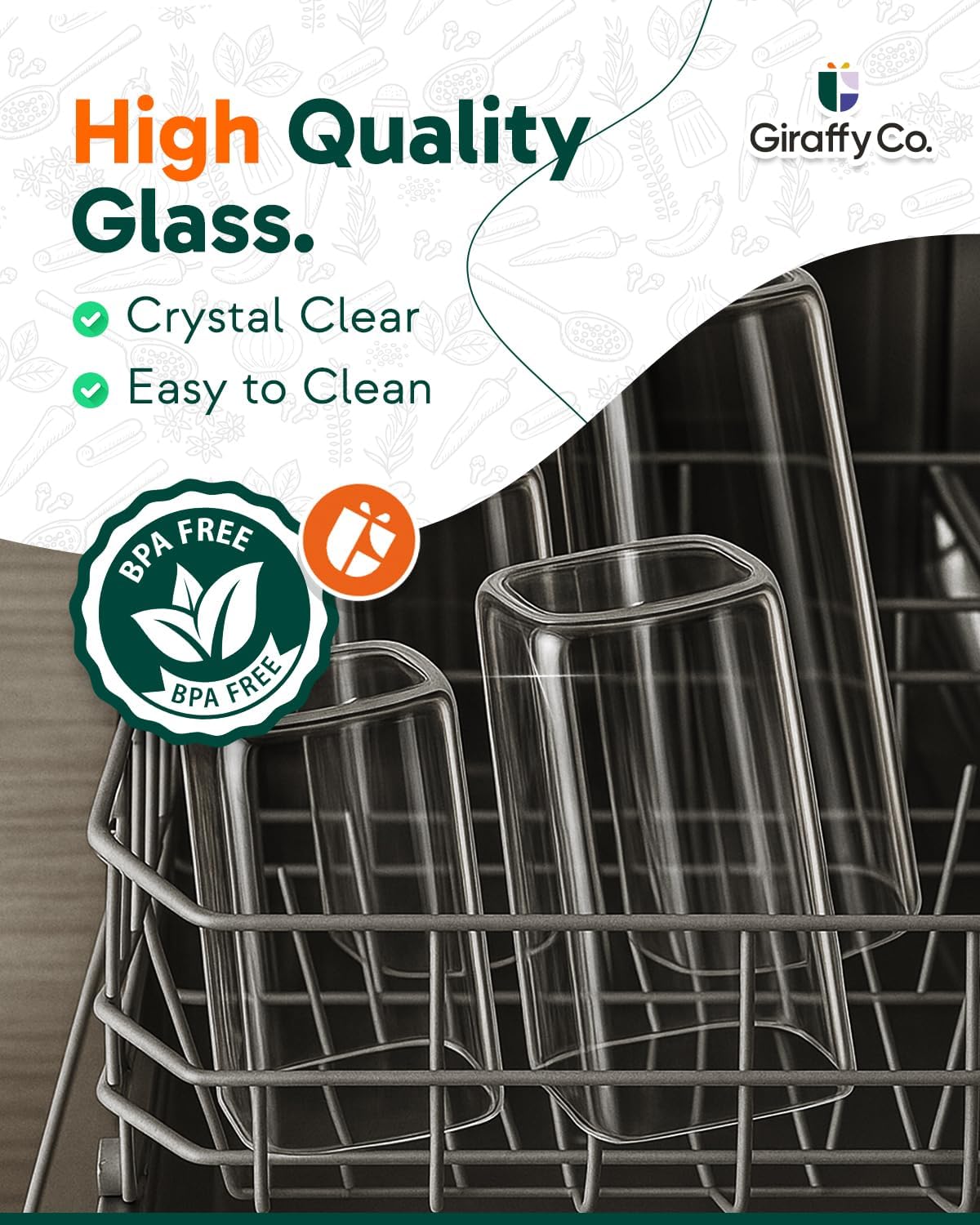 Glass Food Storage Jars with A - Food Storage Airtight のレビューと価格