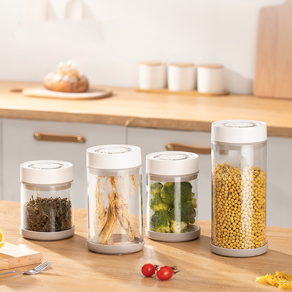 Kitchen Moisture-proof Glass C - Food Storage Jar Set のレビューと価格