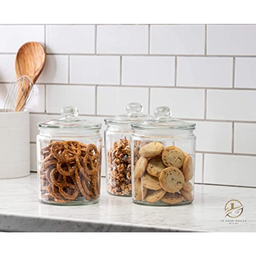 Le'raze 3pc Canister Sets for  - Food Storage Jar Set のレビューと価格