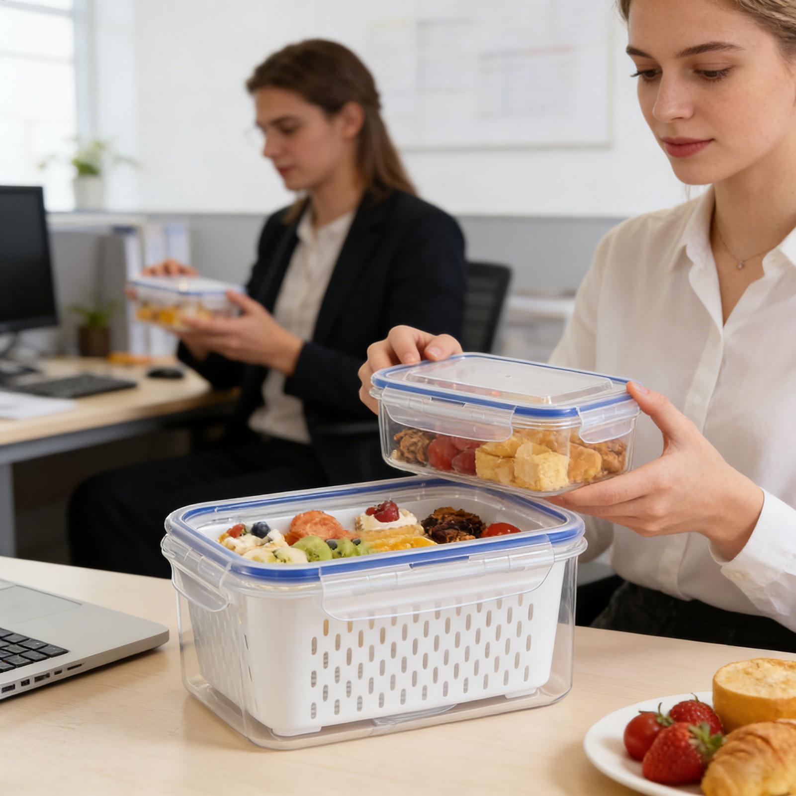 4-in-1 Leakproof Fruit Storage - Food Storage Jar Set のレビューと価格