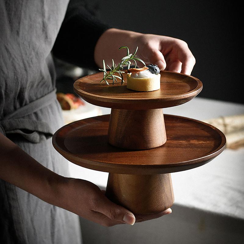 Wooden Cake Plate Footed Refre - Food Storage Practices のレビューと価格