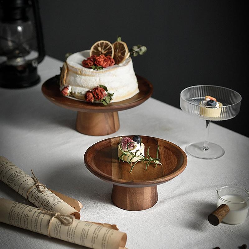Wooden Cake Plate Footed Refre - Food Storage Practices のレビューと価格