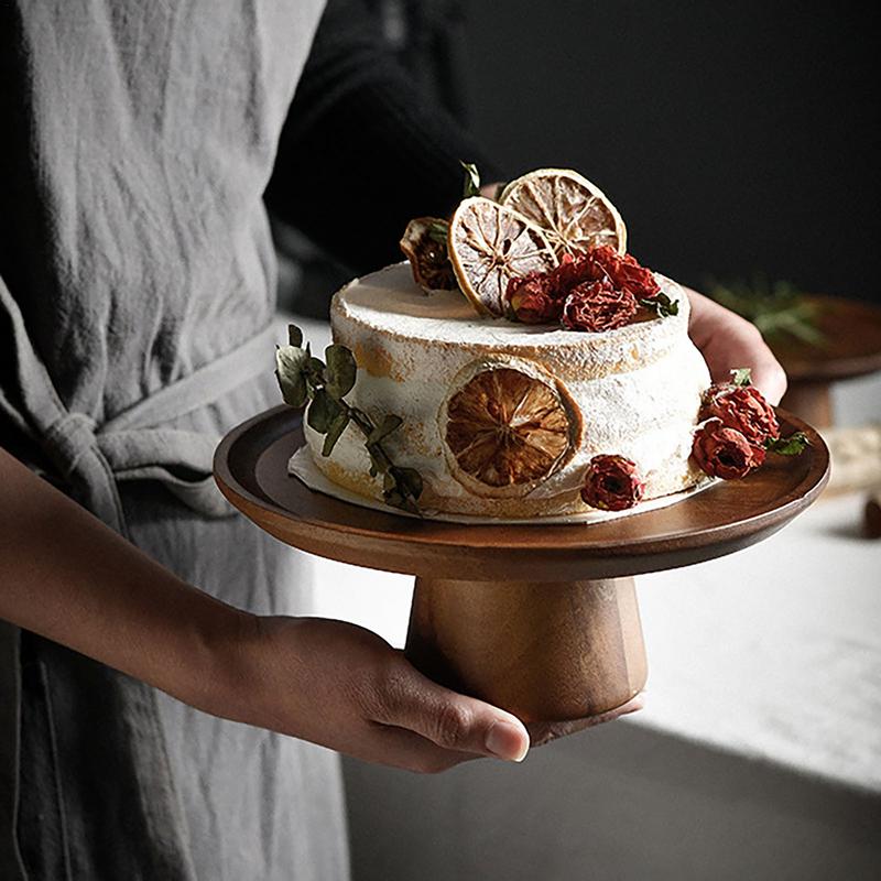 Wooden Cake Plate Footed Refre - Food Storage Practices のレビューと価格