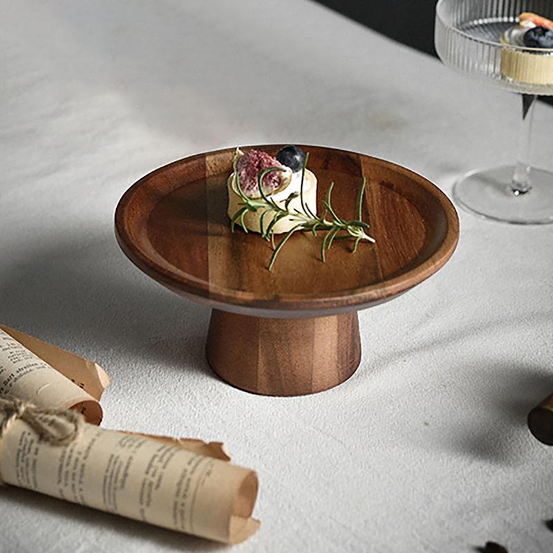 Wooden Cake Plate Footed Refre - Food Storage Practices のレビューと価格